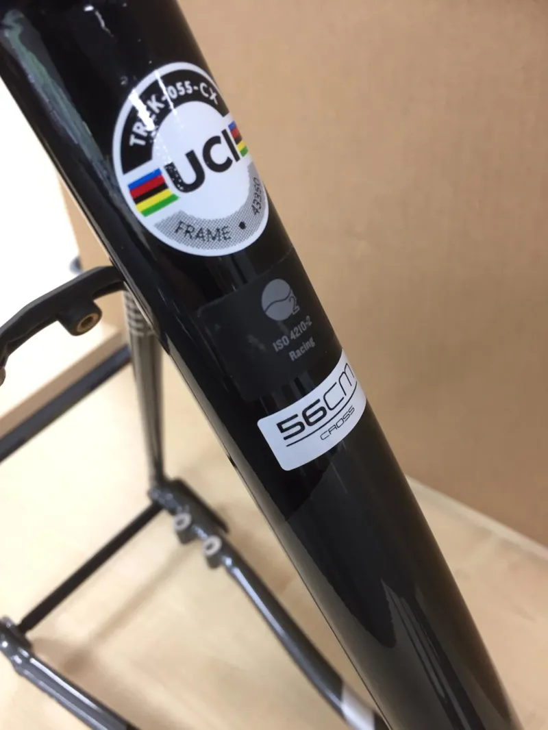 Ex Display Trek Crockett Disc Cyclocross Bike Frameset 56cm 2021 in Black-2